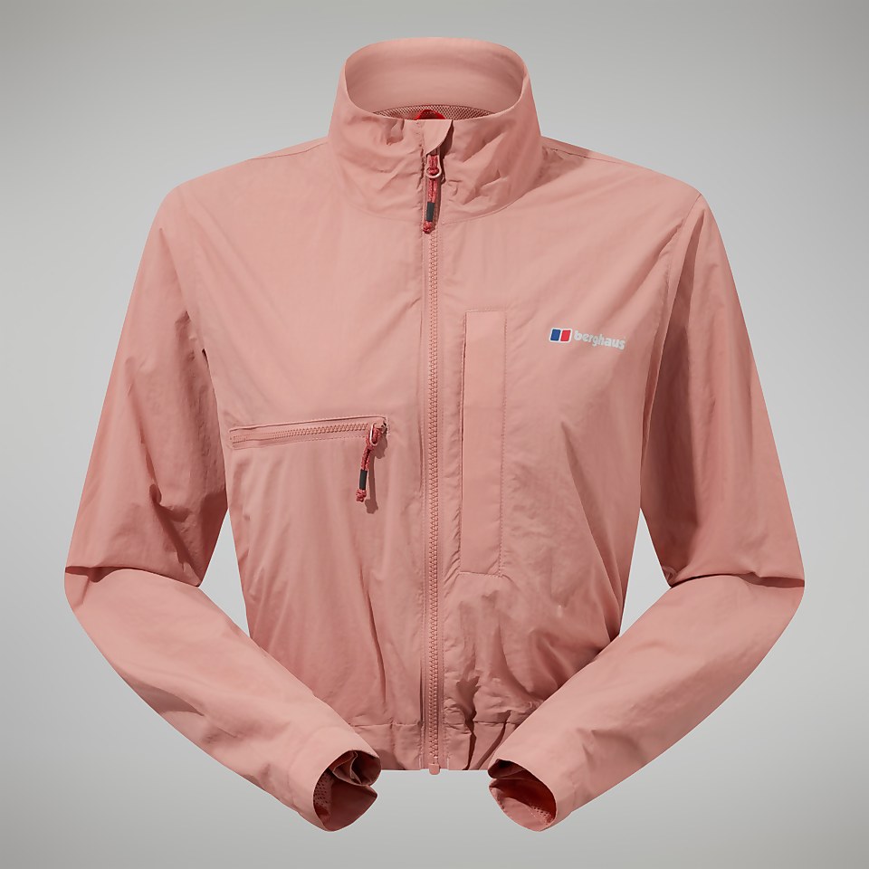 Women's Urban Cropped Co-ord Wind Jacket - Pink