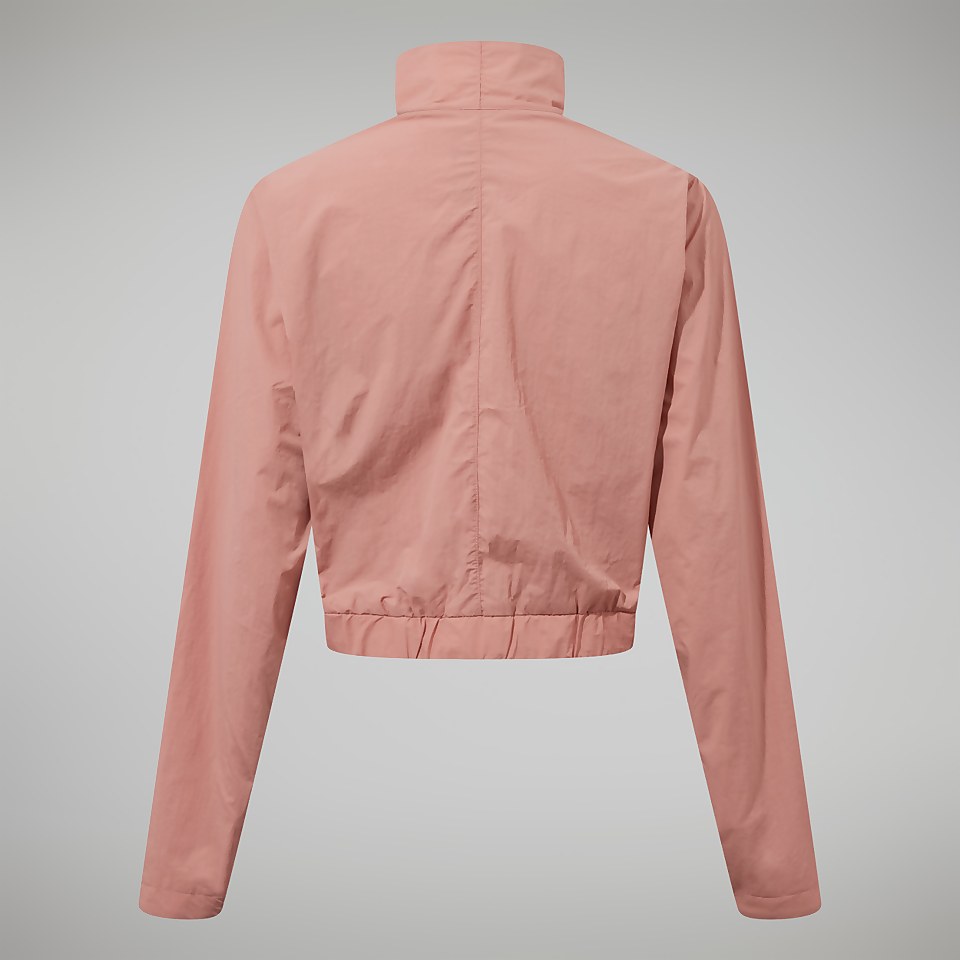Women's Urban Cropped Co-ord Wind Jacket - Pink