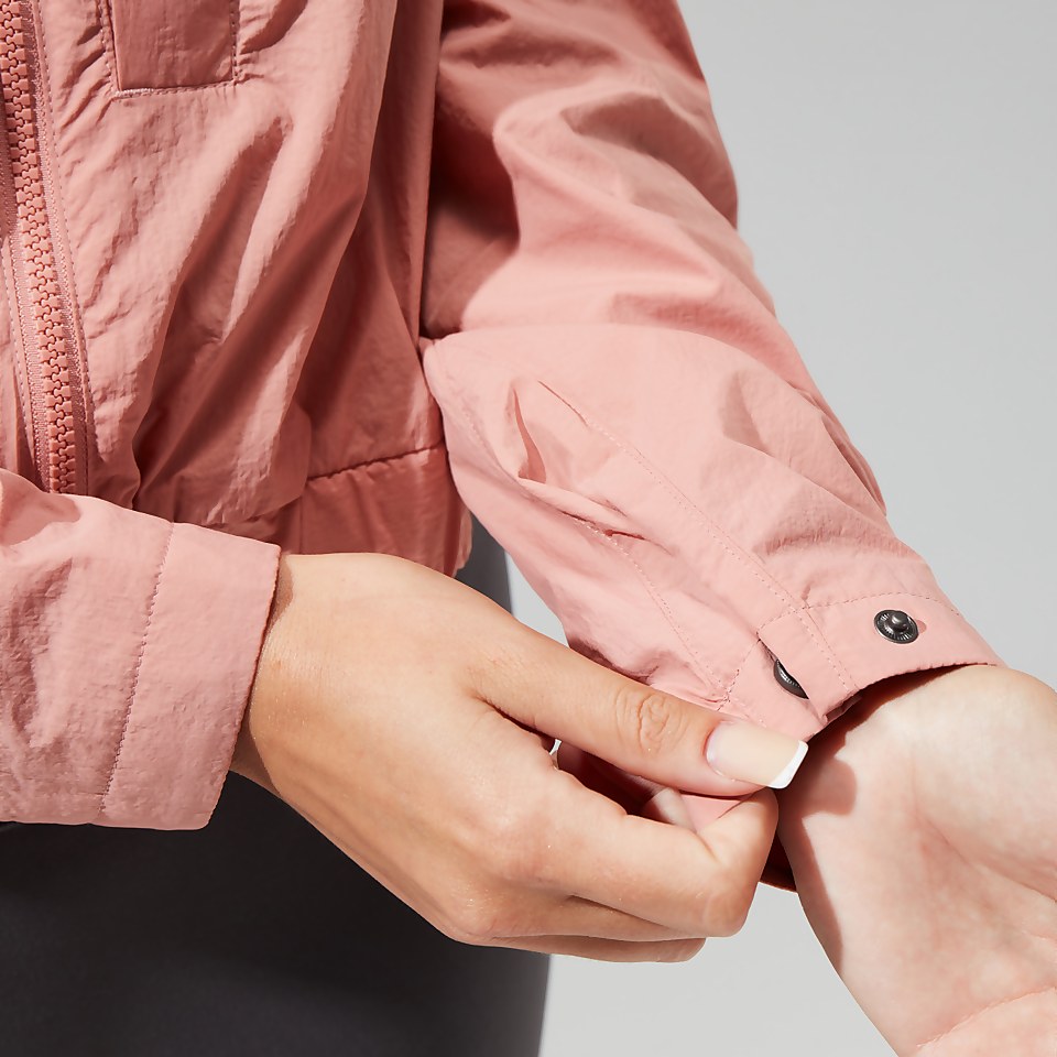 Women's Urban Cropped Co-ord Wind Jacket - Pink