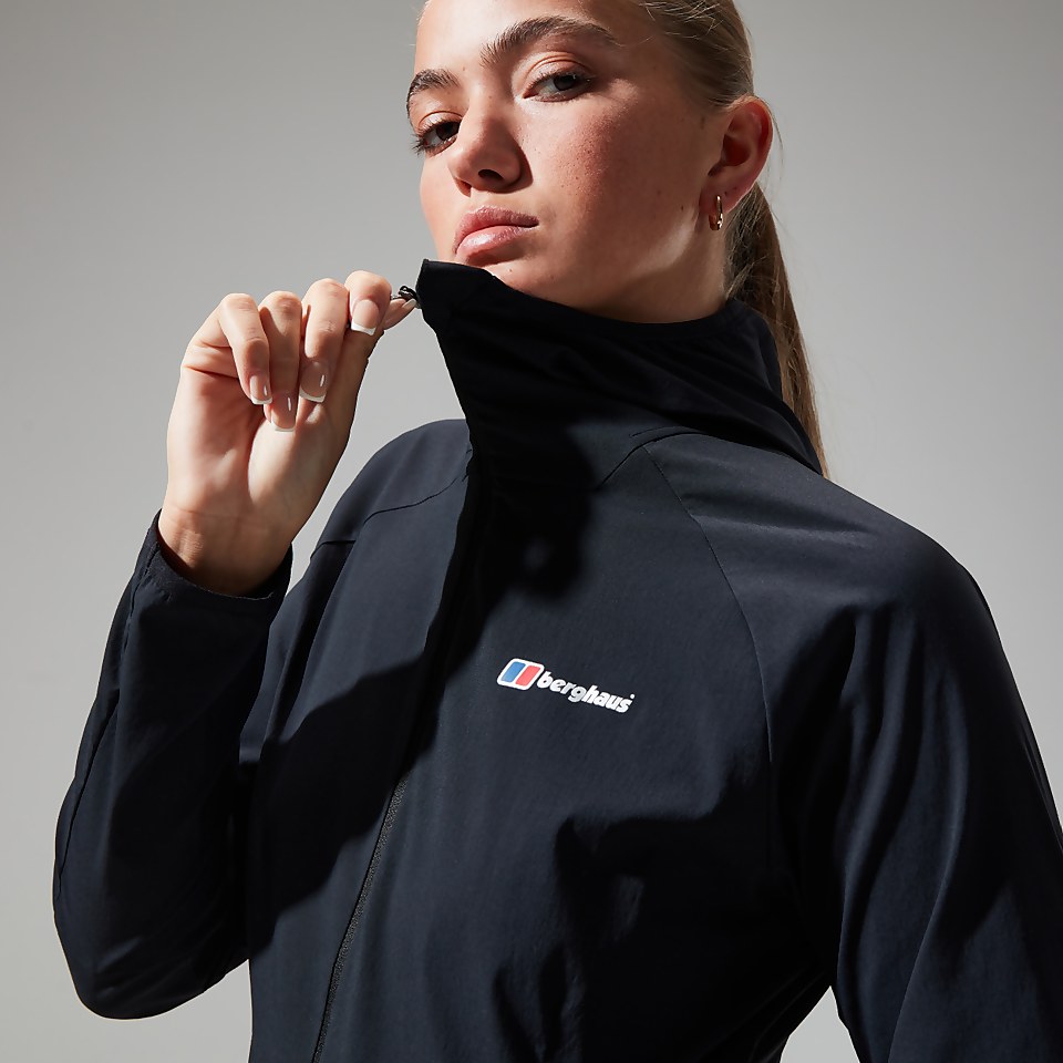 Women's Urban Arrina Full Zip Hooded Jacket - Black