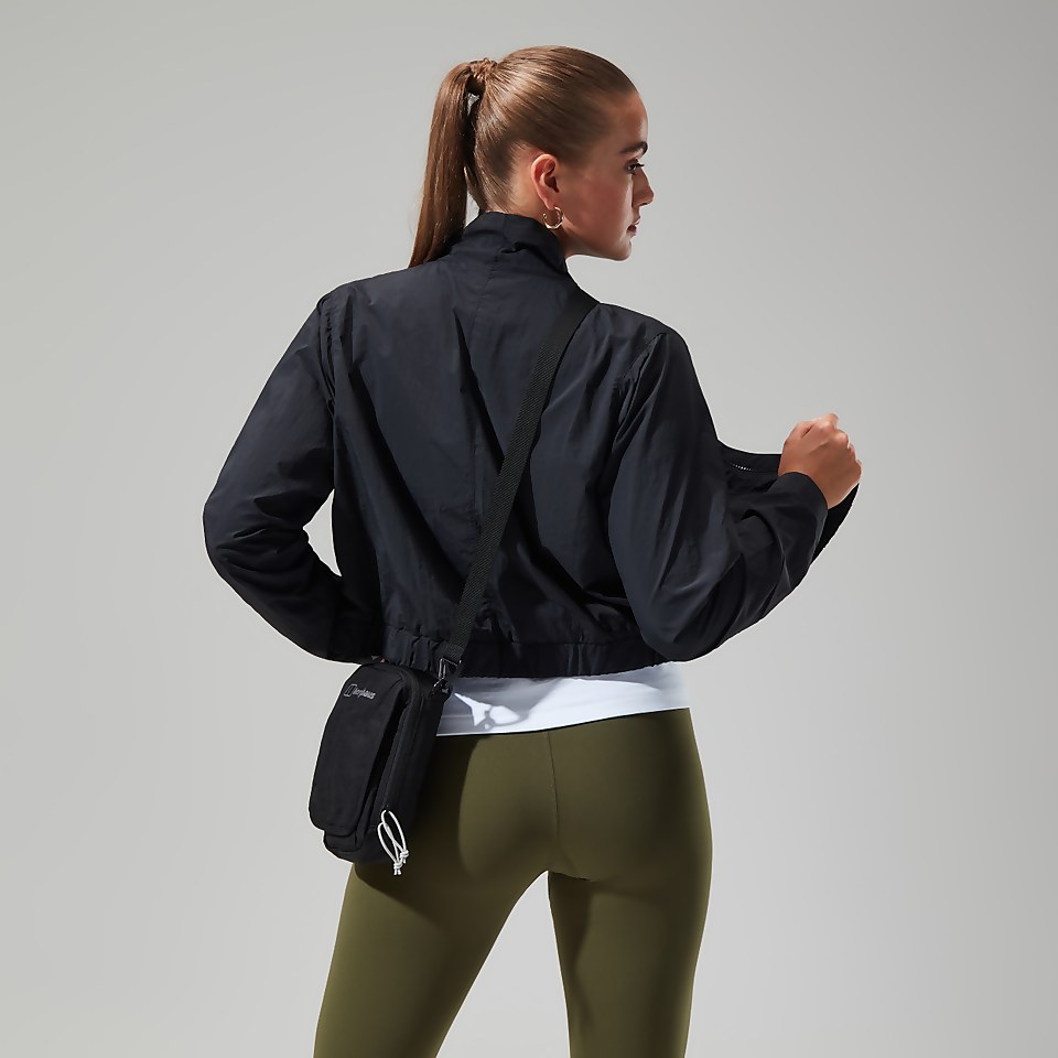 Women's Urban Cropped Co-ord Wind Jacket - Black