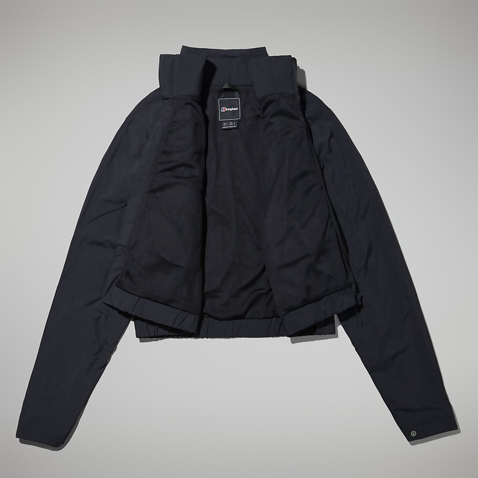 Women's Urban Cropped Co-ord Wind Jacket - Black