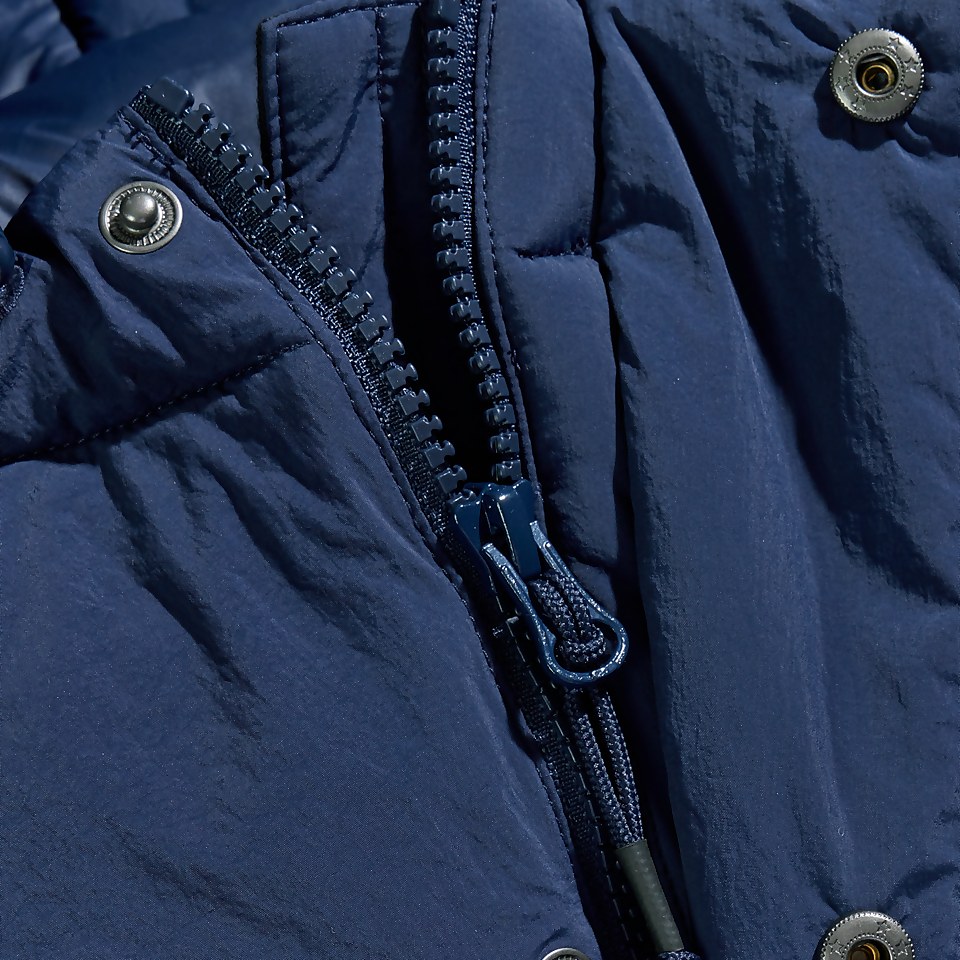 Men's Sabber Down Hooded Jacket - Dark Blue