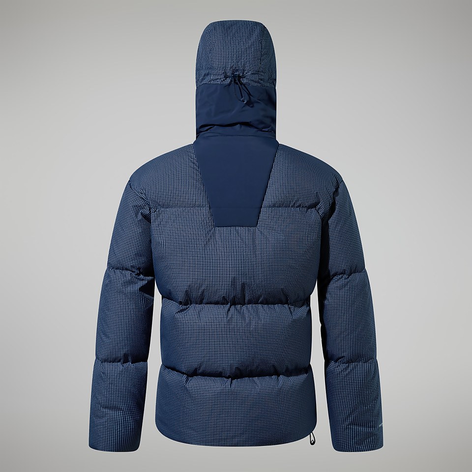 Men's Sabber Down Hooded Jacket - Dark Blue