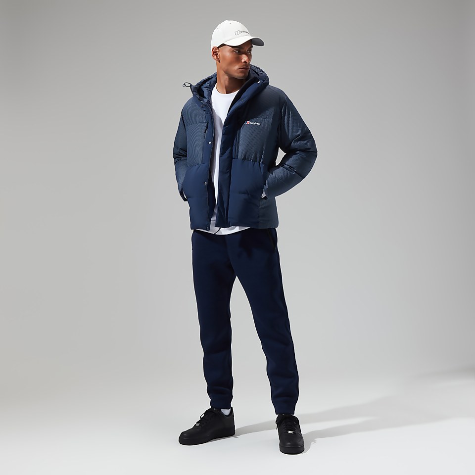 Men's Sabber Down Hooded Jacket - Dark Blue