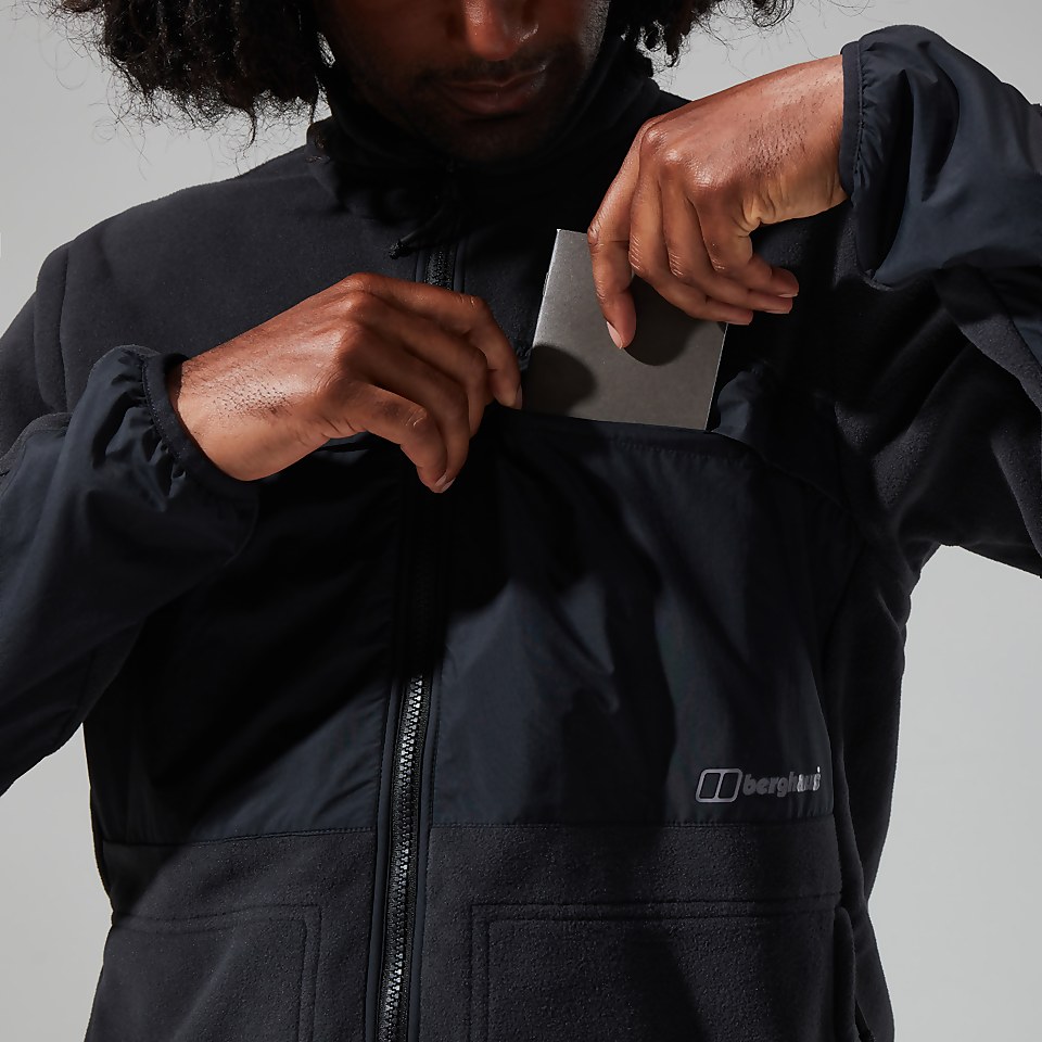 Tannen Fleece für Herren - Schwarz