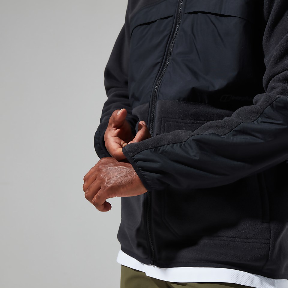 Tannen Fleece für Herren - Schwarz