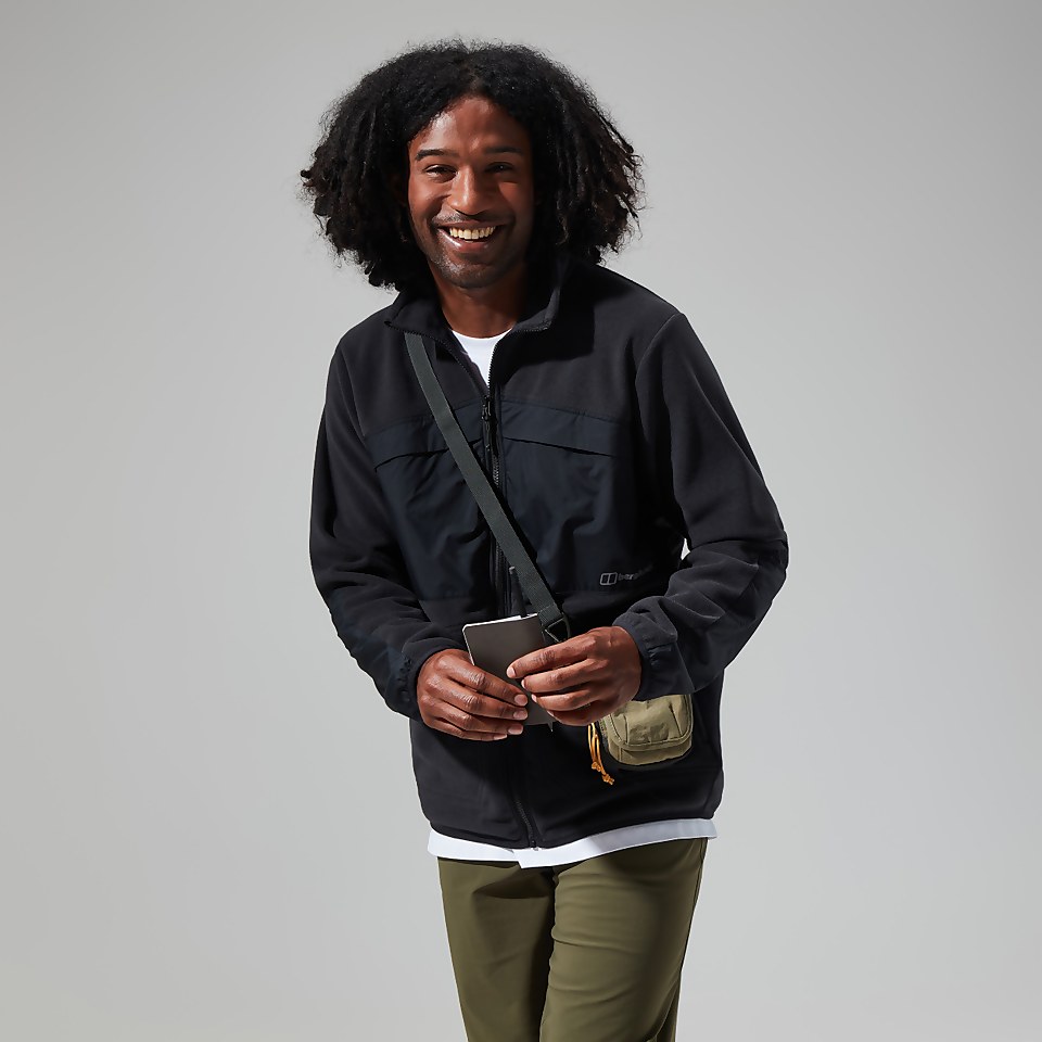Tannen Fleece für Herren - Schwarz