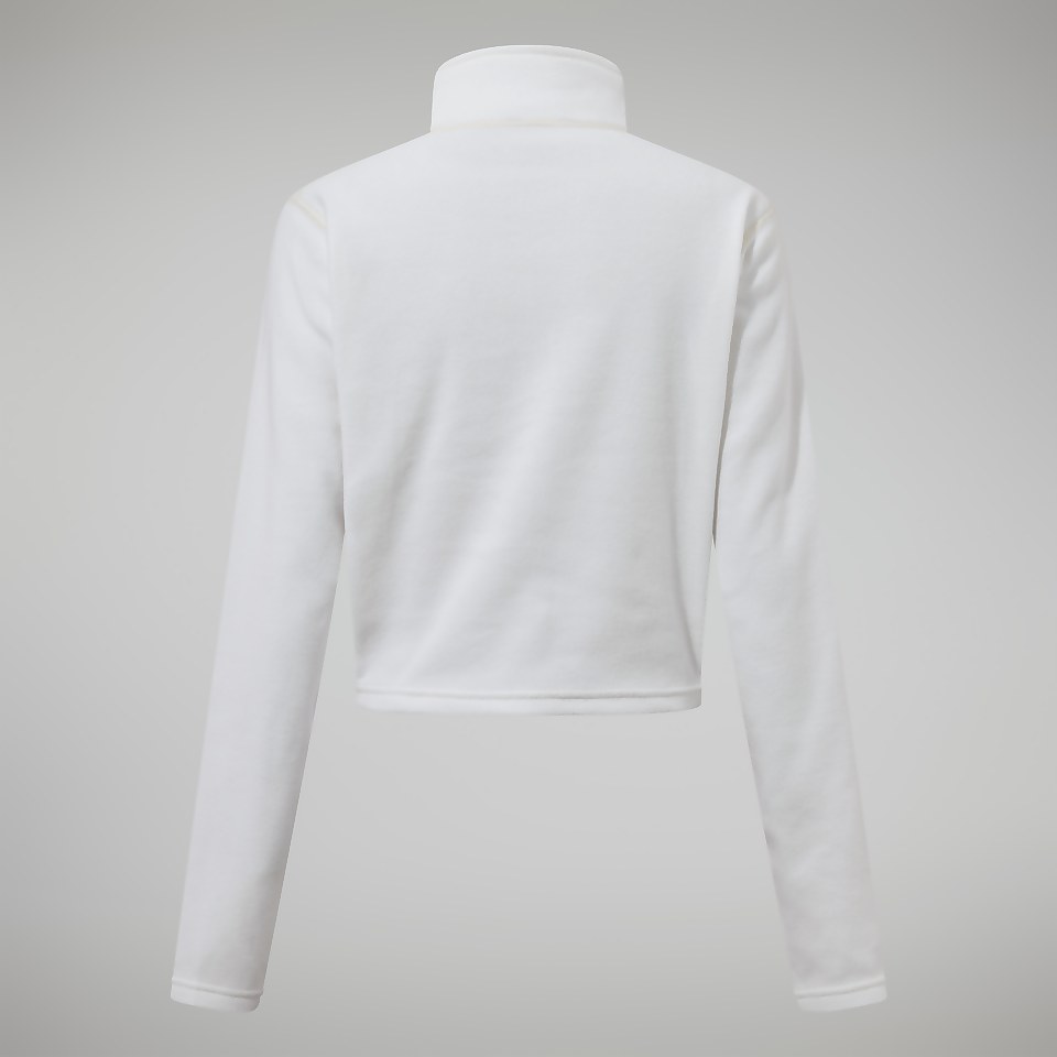 Women's Urban Prism Crop Half Zip - Natural