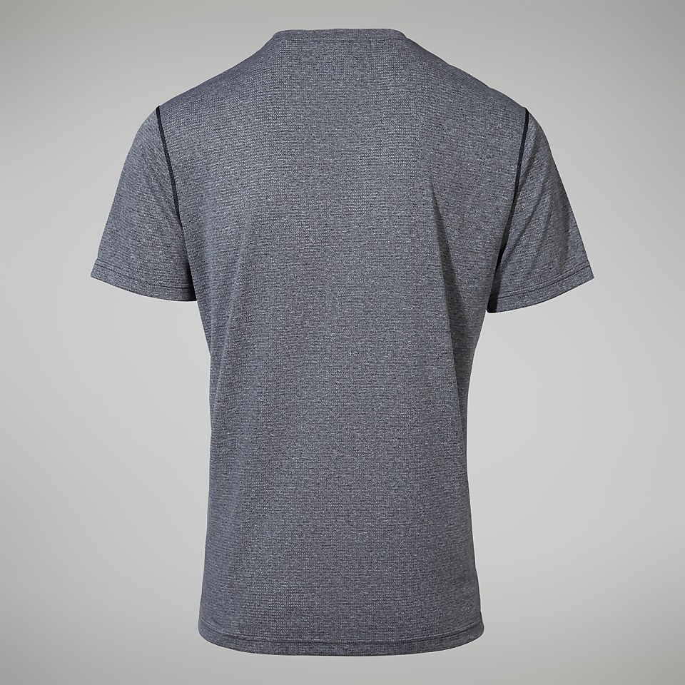 Men's Explorer Tech Tee Short Sleeve Crew - Black/White