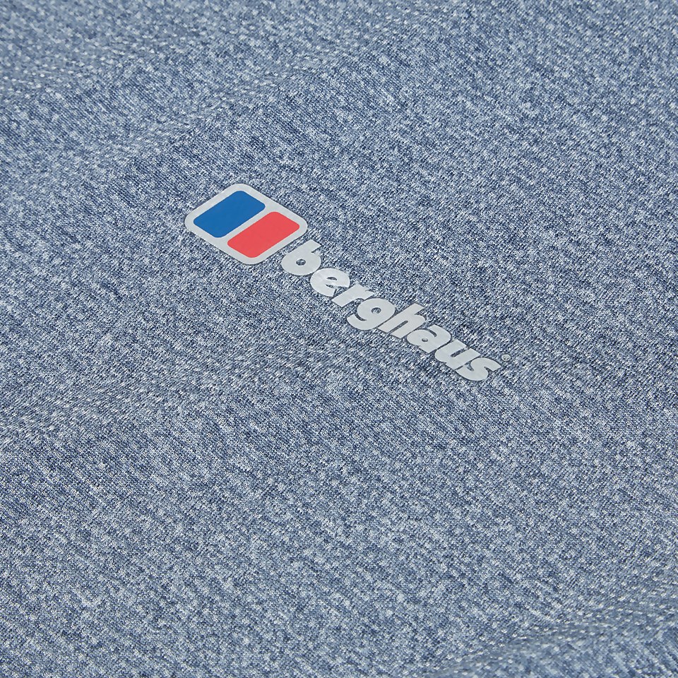 Men's Explorer Tech Tee Short Sleeve Crew - Dark Blue/White