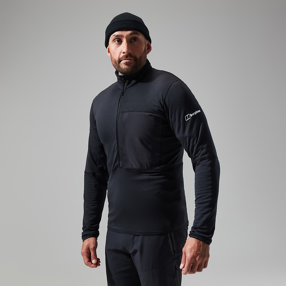 MTN Arete LB Half Zip Fleece für Herren - Schwarz