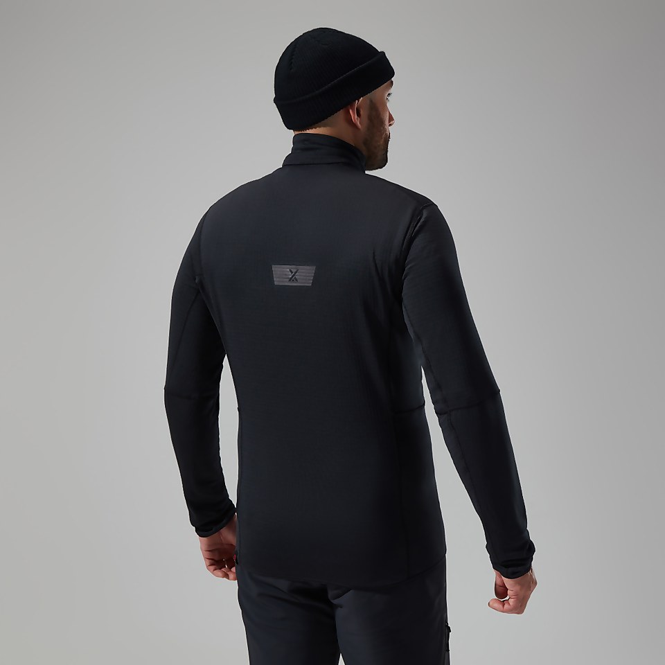 MTN Arete LB Half Zip Fleece für Herren - Schwarz