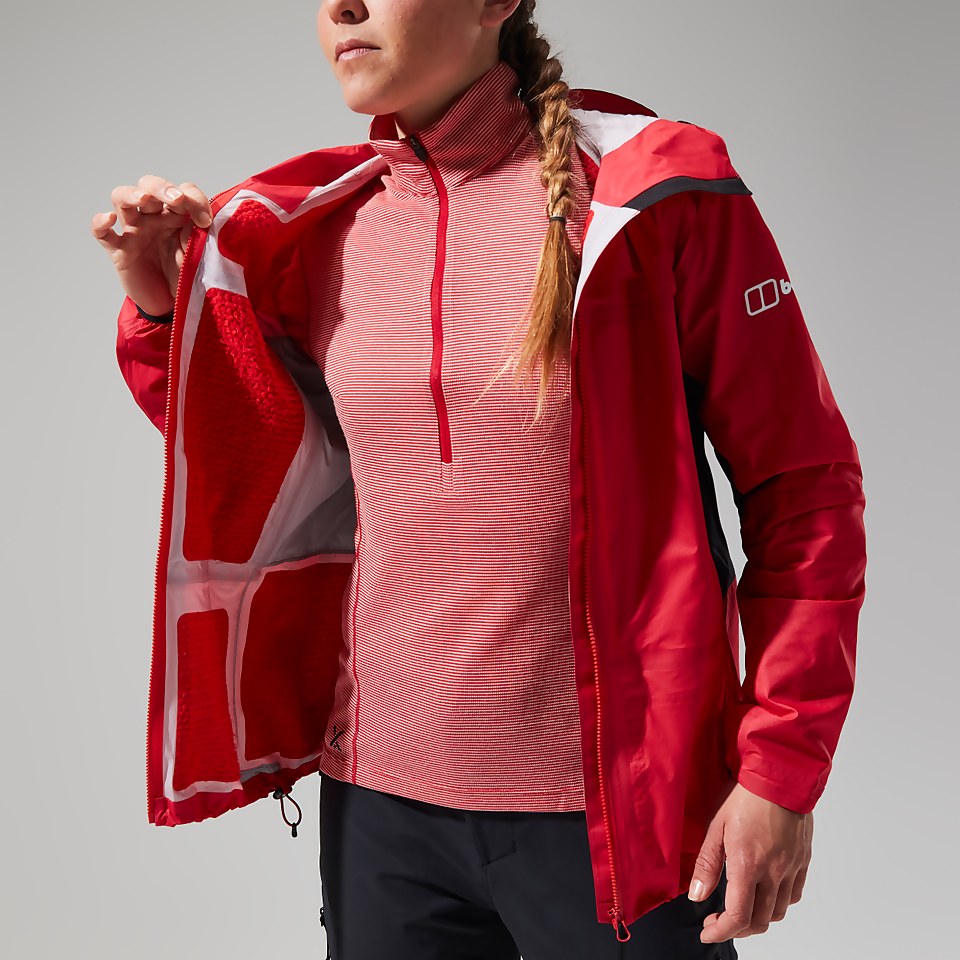 Women's MTN Guide Hyper Alpha Jacket - Red/Black