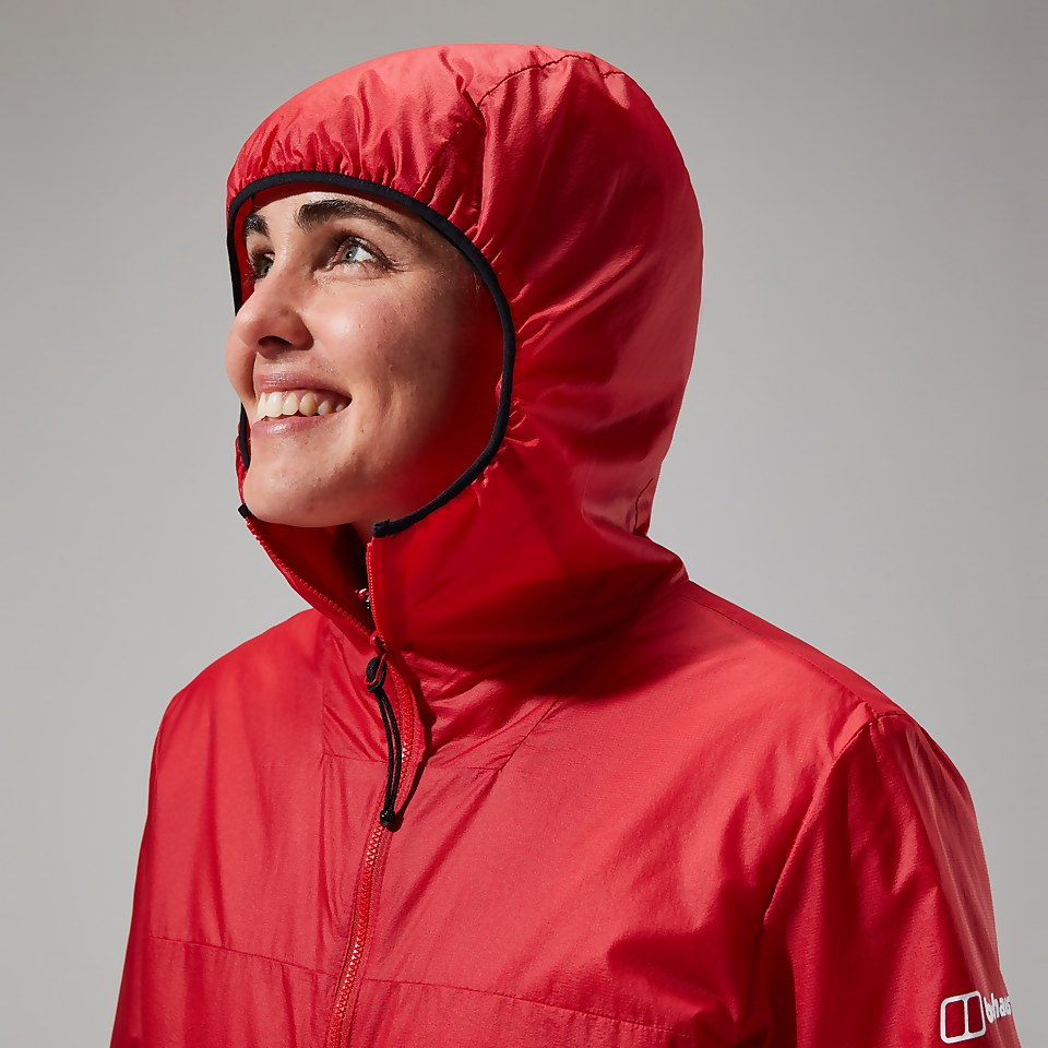 MTN Arete Synthetischer Hoodie für Damen - Rot/Schwarz
