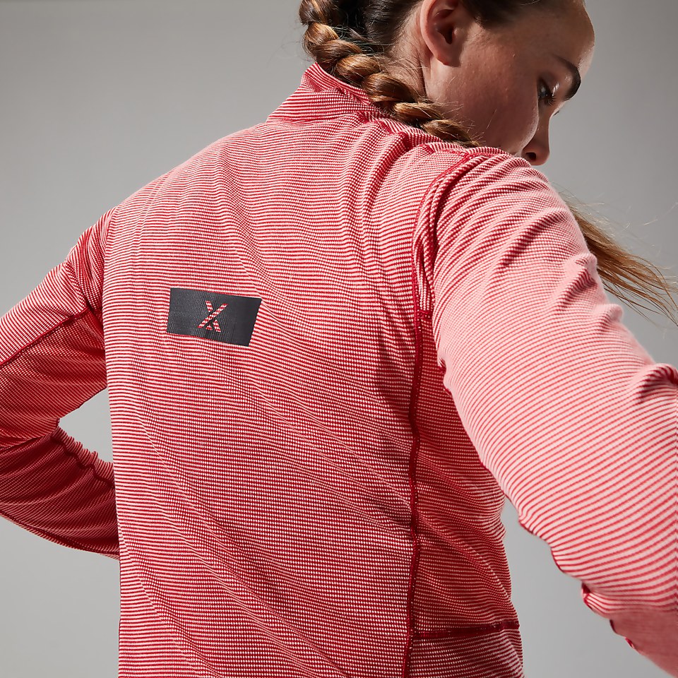 Women's MTN Guide Long Sleeve Half Zip - Red