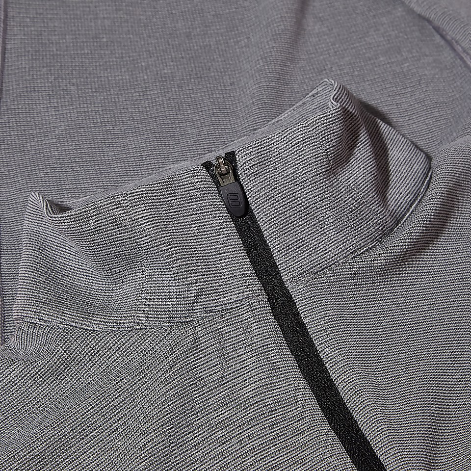 MTN Guide Long Sleeve Half Zip für Damen - Schwarz/Rot