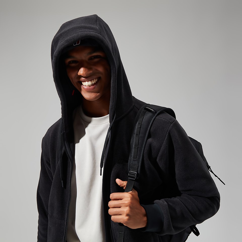 Prism Polartec Kapuzenjacke für Herren - Schwarz