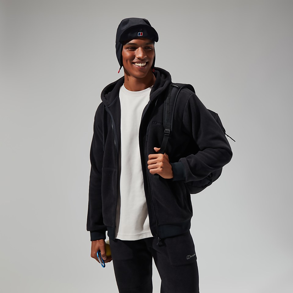 Prism Polartec Kapuzenjacke für Herren - Schwarz