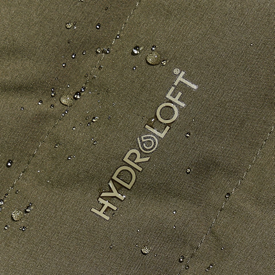 Men's Theran Hybrid Hooded Jacket - Dark Green