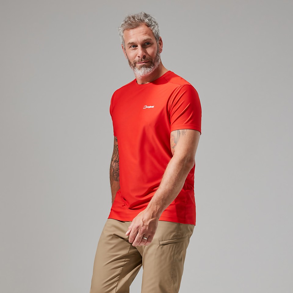 24/7 Super Stretch Tech T-Shirt für Herren - Orange