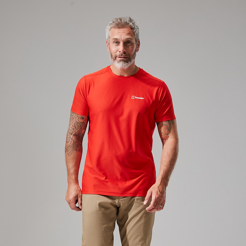 24/7 Super Stretch Tech T-Shirt für Herren - Orange