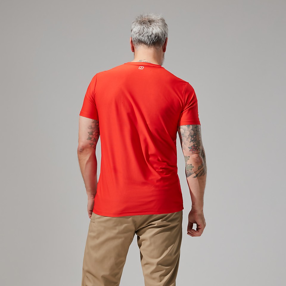 Men's 24/7 Tech Super Stretch Crew Tee - Orange