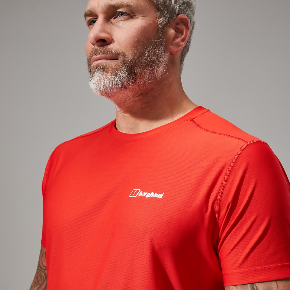 24/7 Super Stretch Tech T-Shirt für Herren - Orange