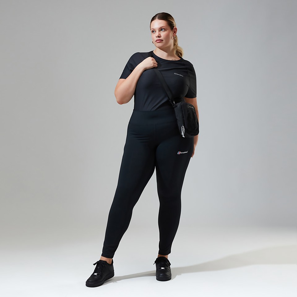 Women's Berghaus Big Logo Core Legging - Black