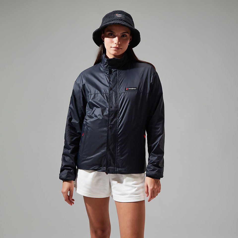 Unisex Reverse Wind Full Zip Fleece - Black/Grey