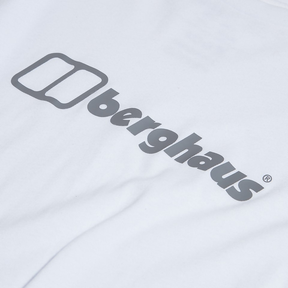 Men's Organic Big Colour Logo Super Stretch Tee White