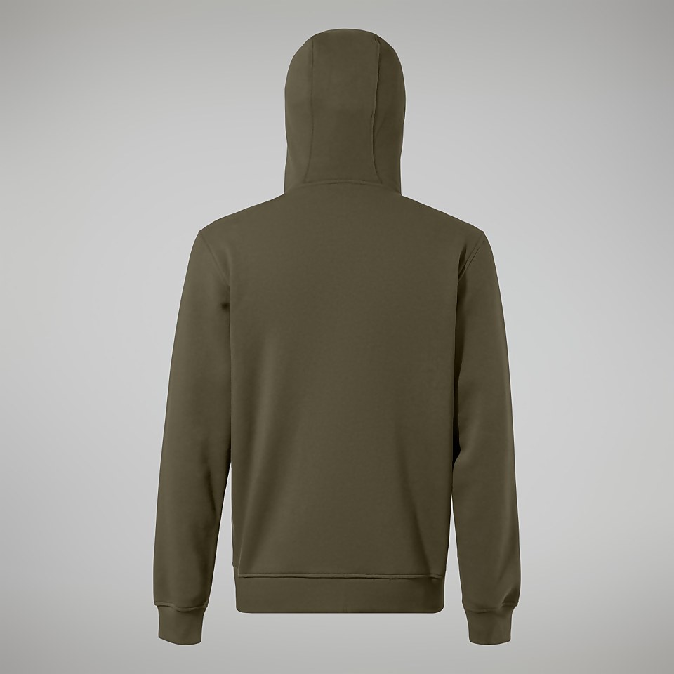 Logo Full Zip Hoodie für Herren - Dunkelgrün