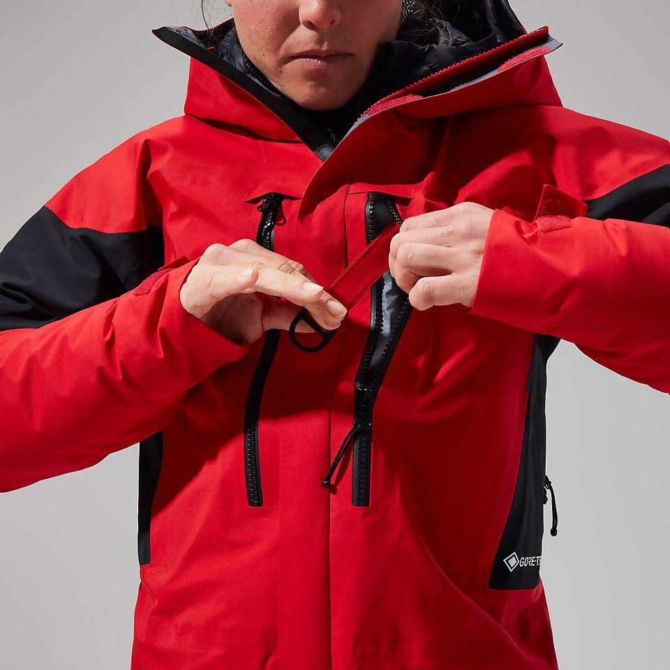 Women's MTN Guide GTX Pro Jacket - Red/Black