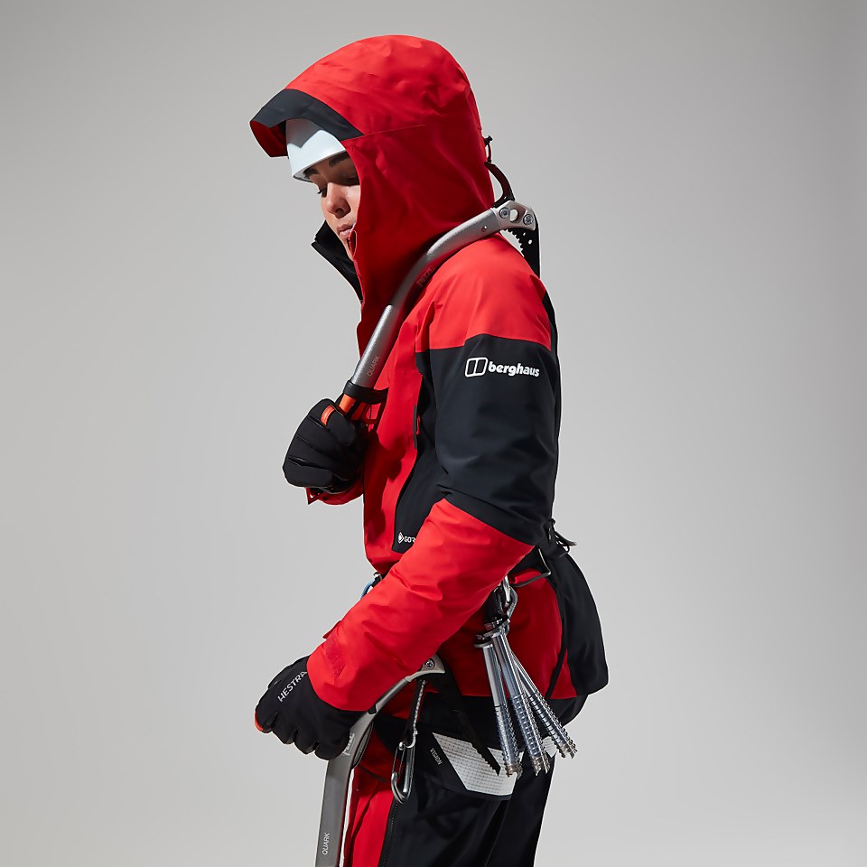 Women's MTN Guide GTX Pro Jacket - Red/Black