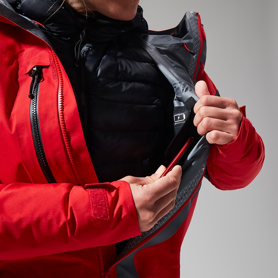 Women's MTN Guide GTX Pro Jacket - Red/Black