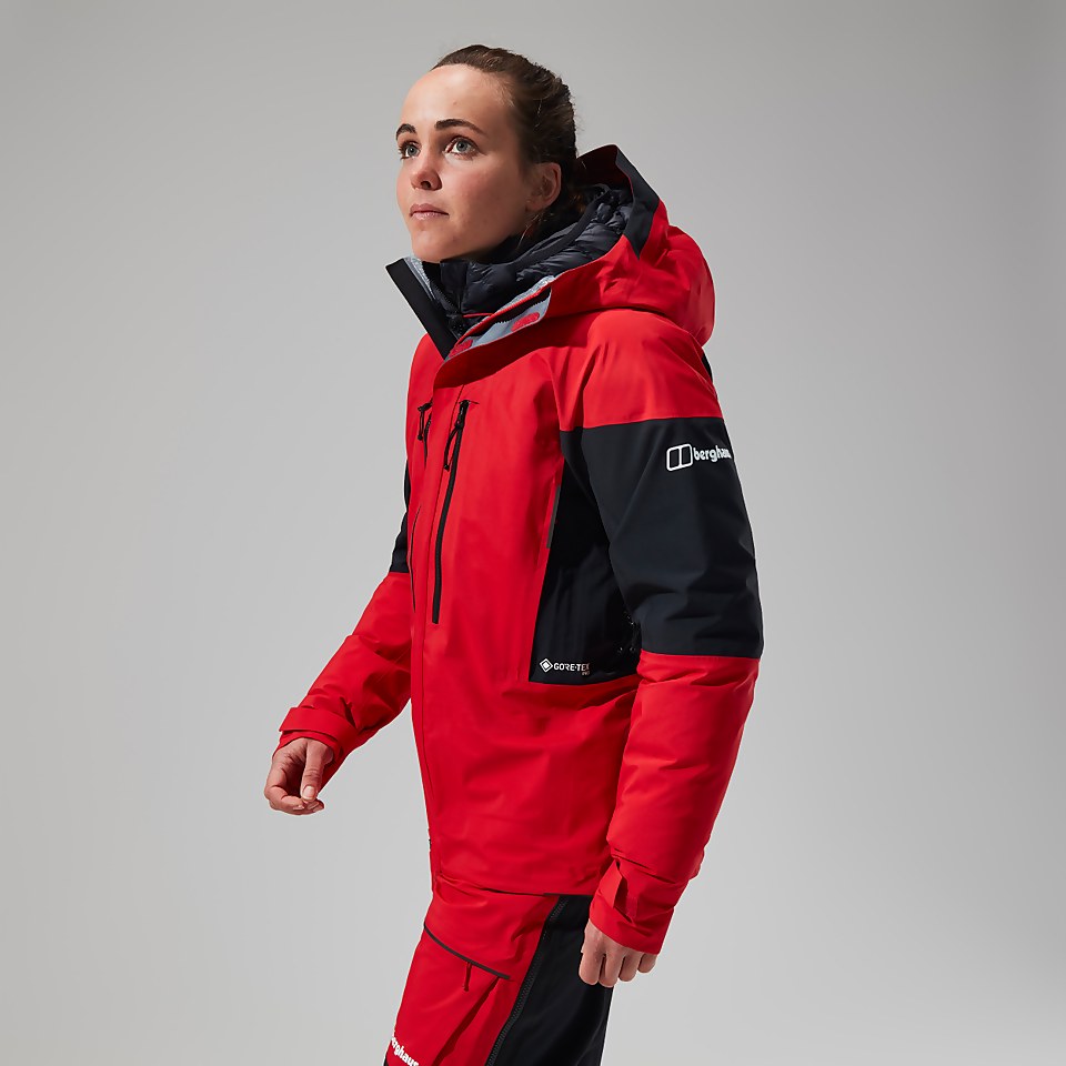 Women's MTN Guide GTX Pro Jacket - Red/Black