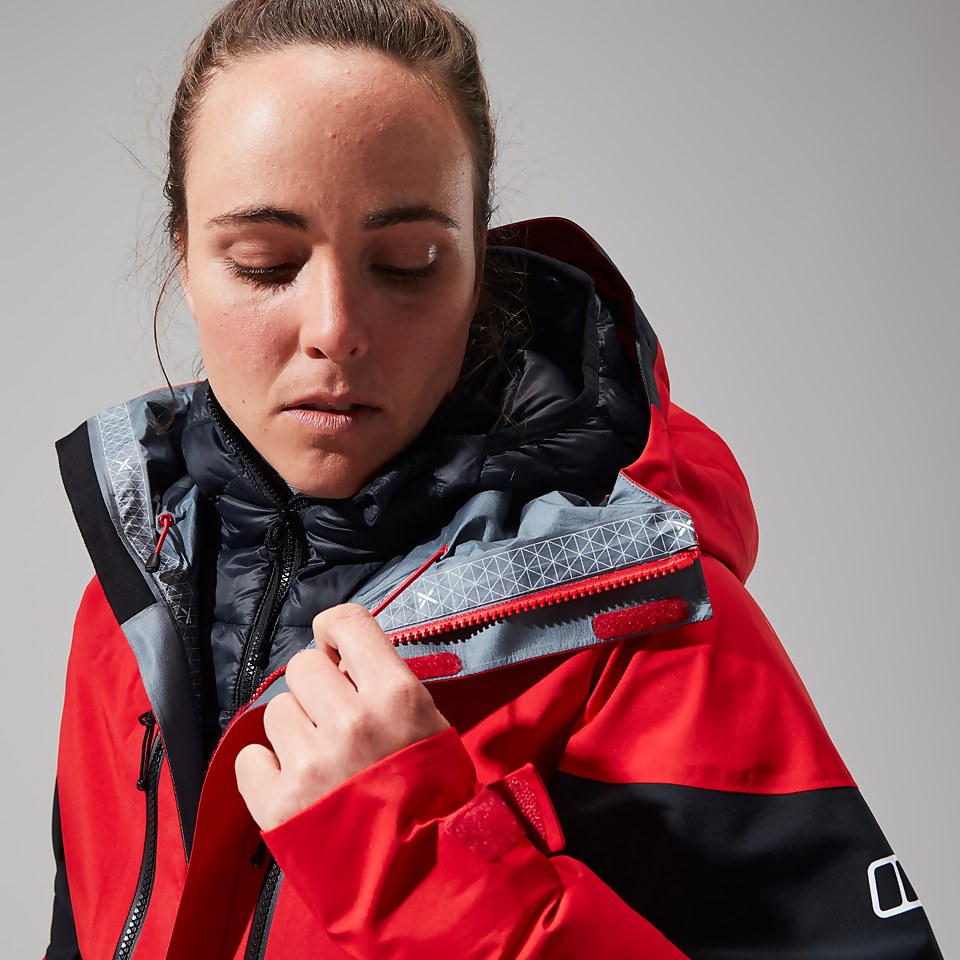 Women's MTN Guide GTX Pro Jacket - Red/Black