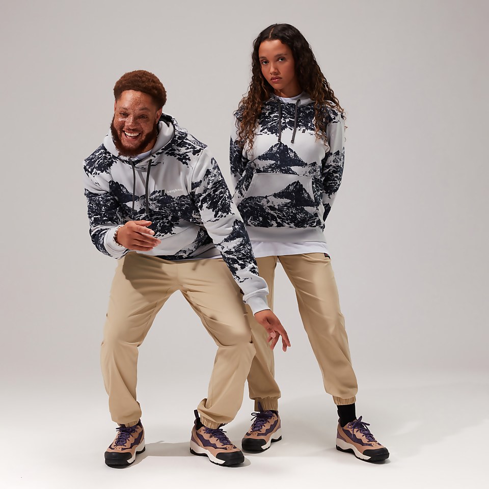 Unisex Heritage Small Logo Hoody - Grey/Black