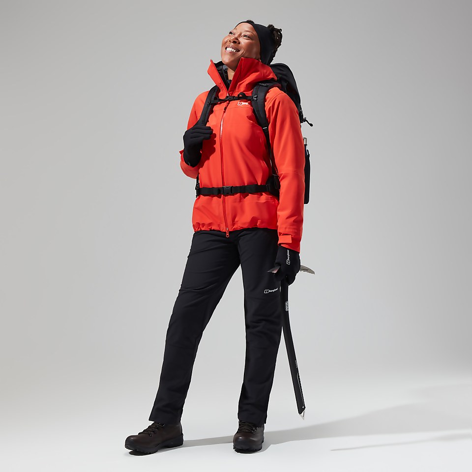 Women's Highland Storm 3L Waterproof Jacket - Orange