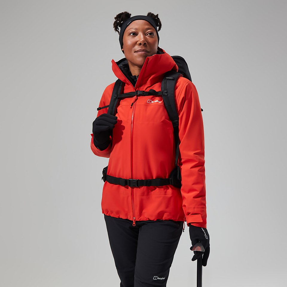 Women's Highland Storm 3L Waterproof Jacket - Orange