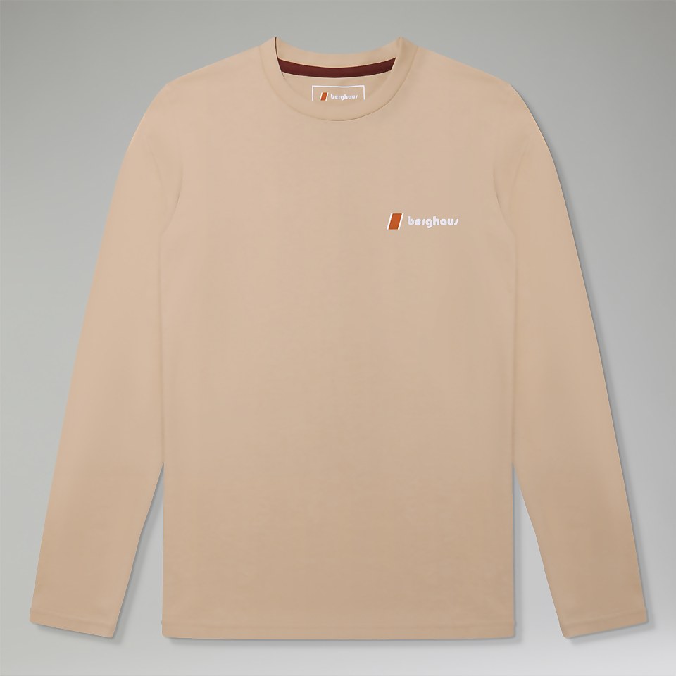 Unisex Orginal Heritage F&B Logo Long Sleeve T-Shirt - Natural