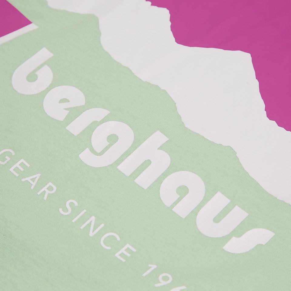 Unisex Skyline Lhotse Short Sleeve Tee - Light Green