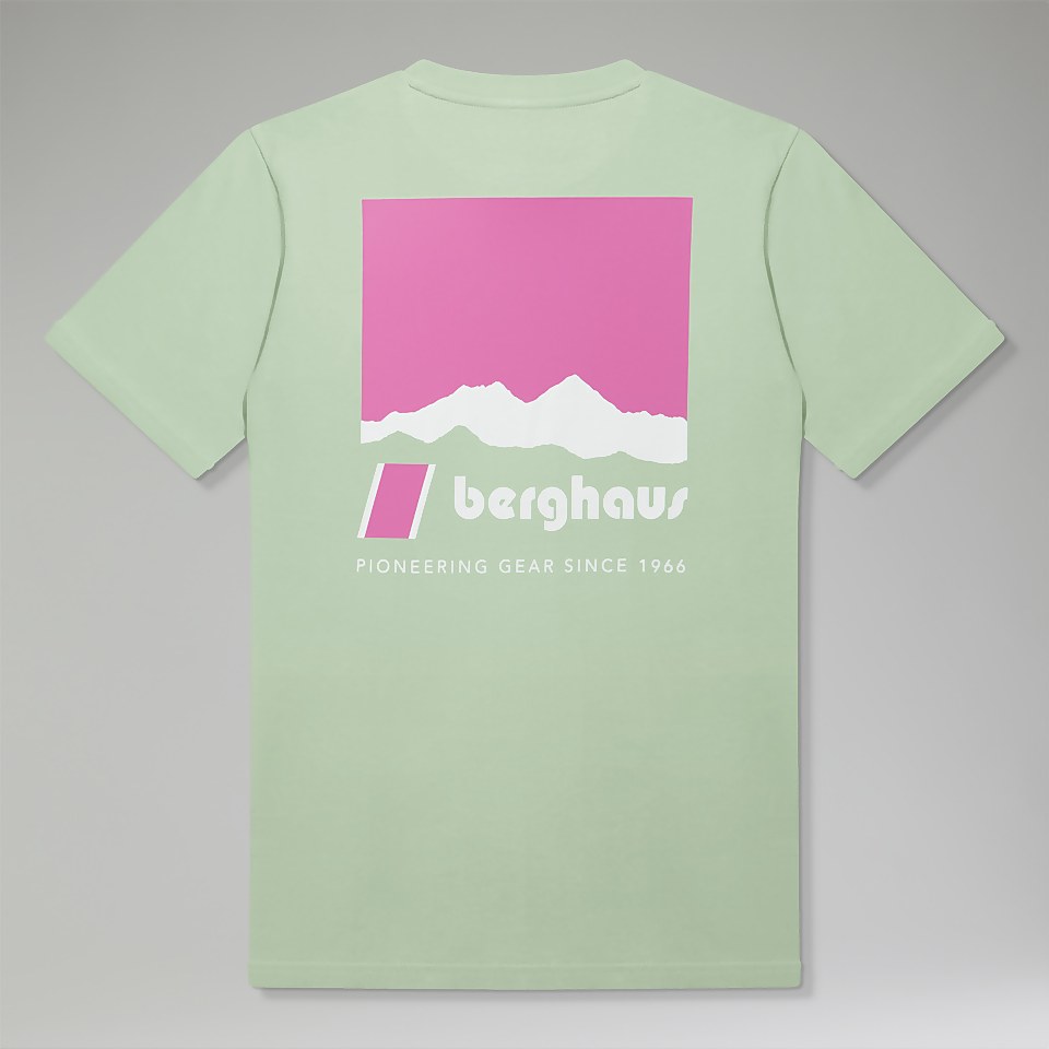 Unisex Skyline Lhotse Short Sleeve Tee - Light Green