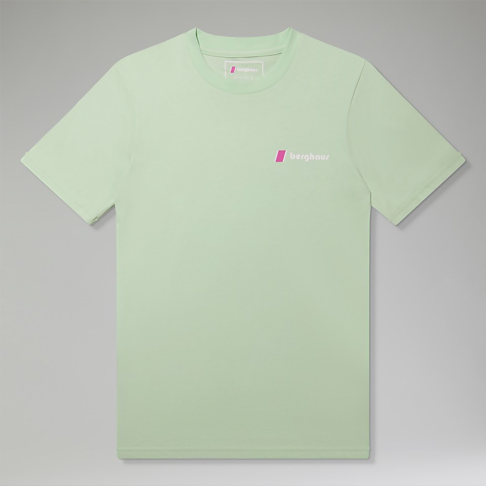 Unisex Skyline Lhotse Short Sleeve Tee - Light Green