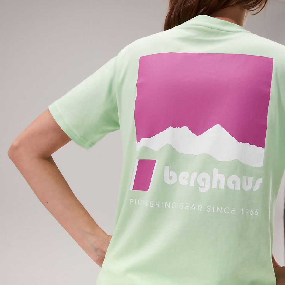 Unisex Skyline Lhotse Short Sleeve Tee - Light Green