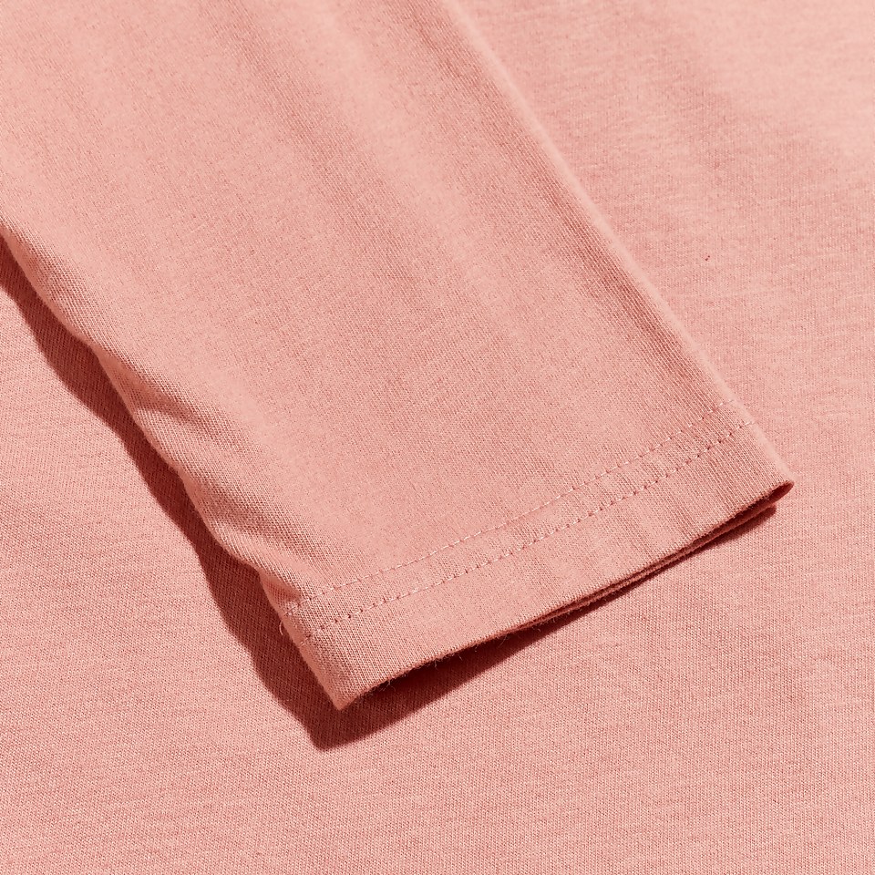 Women's Linear Landscape Long Sleeve Tee Pink