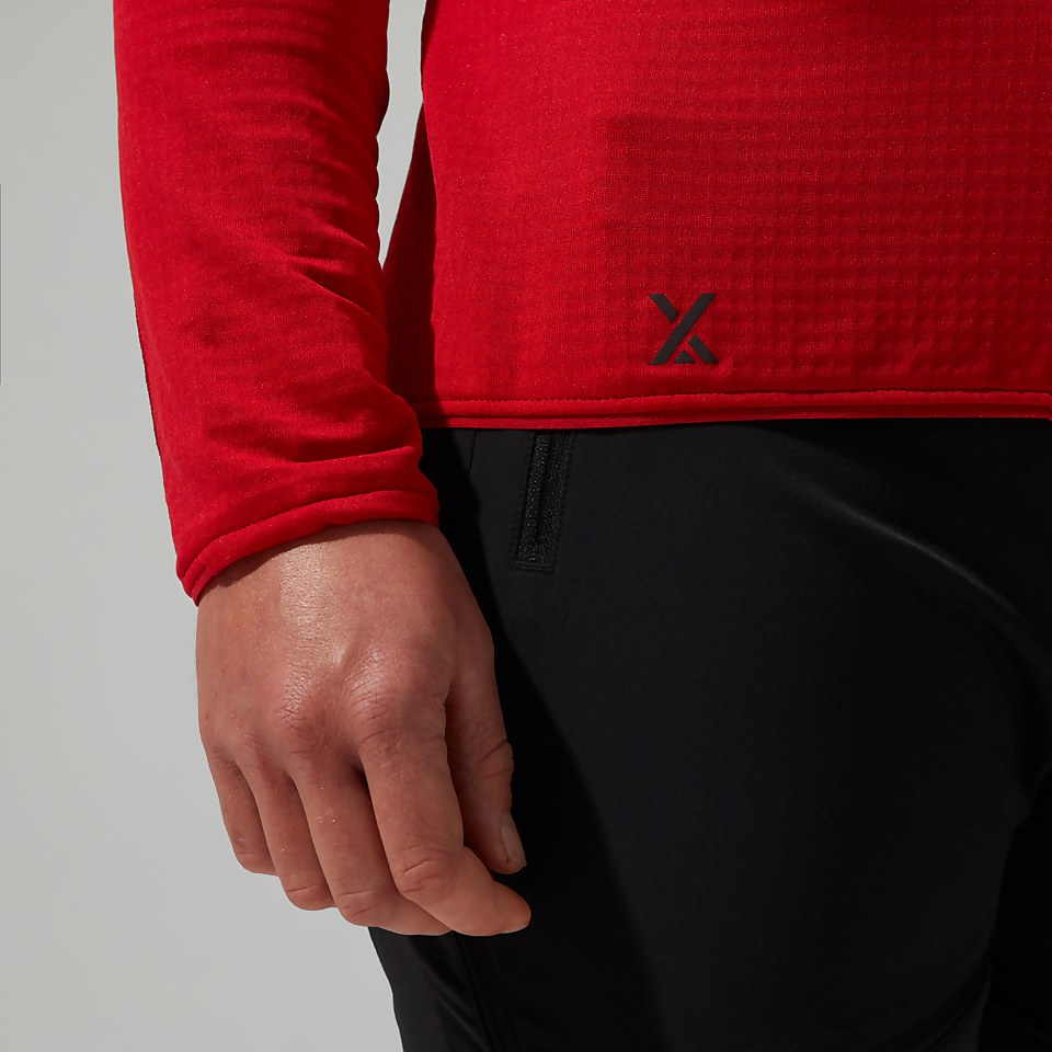 MTN Arete LB Half Zip für Damen - Rot