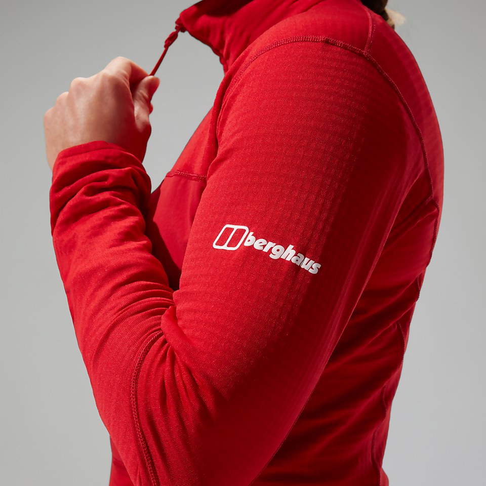 MTN Arete LB Half Zip für Damen - Rot