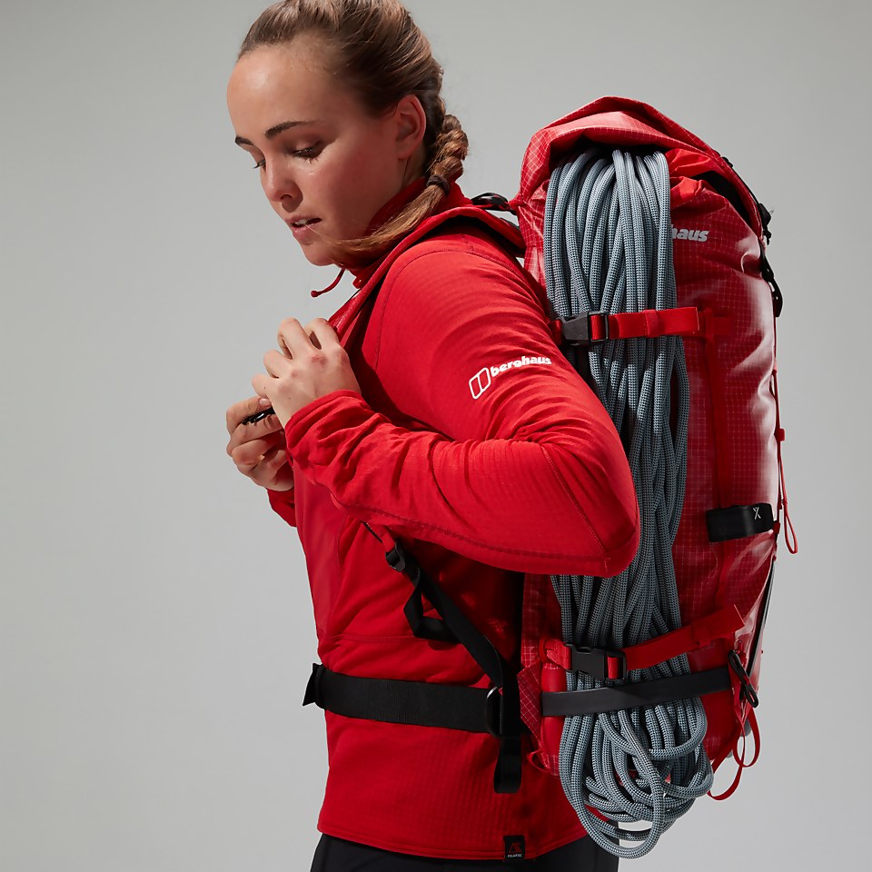 MTN Arete LB Half Zip für Damen - Rot