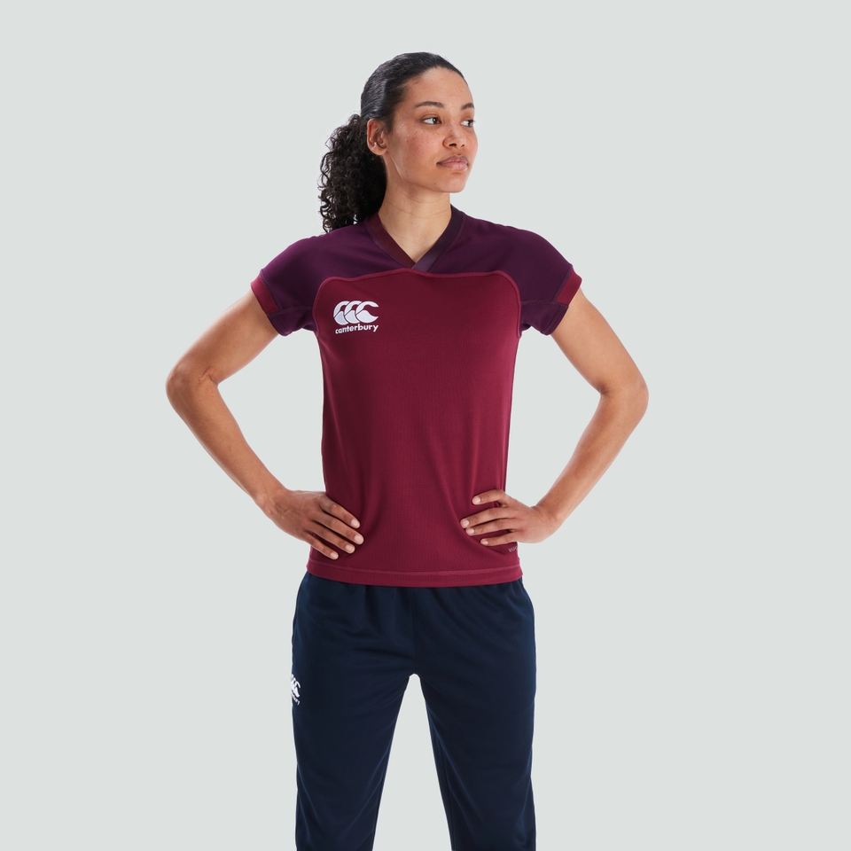 CANTERBURY VAPODRI EVADER JERSEY AF MAROON